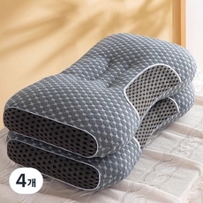 Hawaii Sleep 頸部舒適頸椎枕, 4個, 灰色