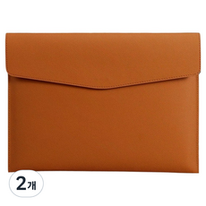 通勤倉庫 A4文件板夾 文件盒 330 x 240 mm, 2個, 棕色