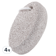 리빙포켓 부드러운 안전한 발뒷꿈치 각질 제거 돌 혼합색상, 150g, 4개, 1개입