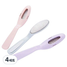 소아레 발 각질 제거기 35g 핑크 + 블루 + 퍼플 세트, 4세트