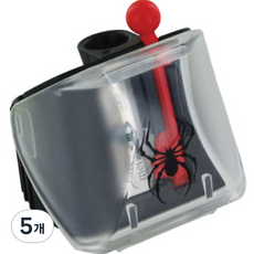 쿰 직경 8mm 파스텔 소프트펜슬 전용 연필깎이 위도우 K1, 블랙위도우, 5개