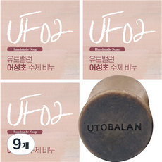 유토밸런 어성초 수제비누, 140g, 9개