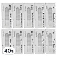 온즈 브라운 체온계 일회용 호환 리필 필터 투명 ONE SIZE 20p, 40개