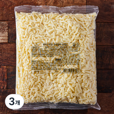 쁘띠구르망 모짜렐라 슈레드 치즈, 1kg, 1개입, 3개