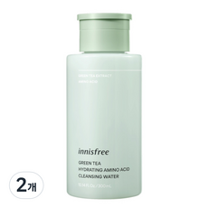 이니스프리 그린티 수분 아미노 클렌징 워터, 300ml, 2개