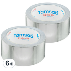 탐사 은박 알루미늄 호일 테이프 23m, 6개