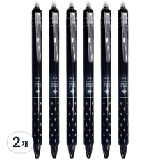 Tamsaa 可擦式原子筆 0.5mm 6支, 黑色, 12個