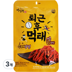 어심원 매콤달콤 퇴근 후 먹태, 35g, 3개