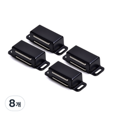 Sonjabisesang 不鏽鋼強力磁吸門扣 黑色, 8個