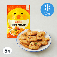 한끼통살 리얼빠삭 삐약이 치킨너겟 (냉동), 850g, 5개