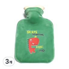 배리툴 보온 물주머니 디노 1000ml, 3개