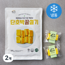 떡미당 단호박꿀설기 (냉동), 500g, 2개, 1개입