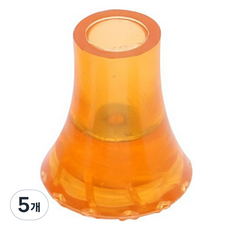 Day Use 安全防滑拐杖橡膠頭 黃色, 5個