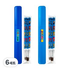 STUDIO EIGHT 卡丁車圖案畫筆 8支+收納盒 2入組, 隨機出貨, 6組