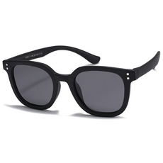 ALEGANT 兒童款 時尚穿搭輕量彈性方框UV400偏光墨鏡