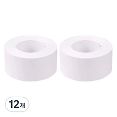 요롬코롬 틈새차단 방수테이프 2.2cm x 3.2M 화이트, 12개