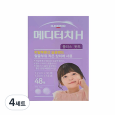 메디터치 H 플러스 돗트 습윤밴드 1.2cm x 30p + 1cm x 18p, 4세트