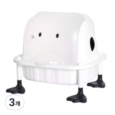 BONOHOUSE 企鵝收納盒, 白色，415 x 340 x 370 mm, 3個