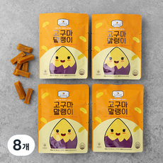 고구마공장 고구마 말랭이, 60g, 8개