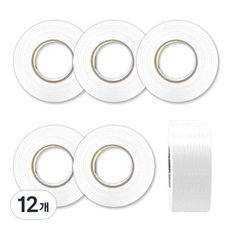 OON 마스킹테이프 흰색 50mm, 12개