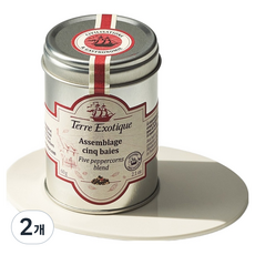 떼르이그조틱 5종 블렌드 통후추, 2개, 60g