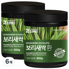 굿허브 프리미엄 보리새싹환, 6개, 300g