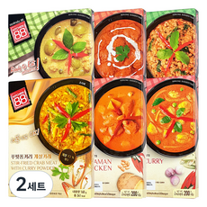 HOMECOOK 泰國方便咖哩6種套組, 2套, 160g