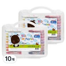 ARTMORE 玩具油性粉蠟筆, 10個, 36色