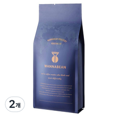 WANNABEAN ROASTERY 精品級 巴布亞紐幾內亞 西姆布 A級 原豆咖啡, 咖啡原豆(不研磨), 1kg, 2個