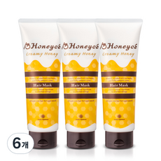 허니체 크리미 허니 헤어 마스크, 200g, 6개