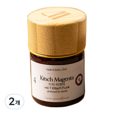 윙크 미니 병잉크 15ml, No 4 키치마젠타 펄, 2개