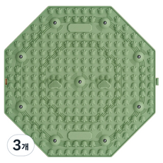 라온템 腳底穴位按摩墊, 3個, 綠色