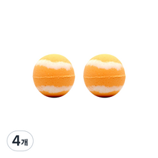 소비아 거품입욕제 트로피칼망고향 망고탱고, 150g, 4개