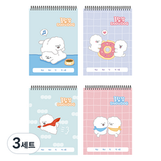 Widna Snow Dog 綜合圖畫本 4款套組 80-0130, 混色, 3套