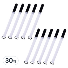 Lumiedor 堅固扣環魔鬼氈束帶, 白色, 30個