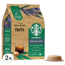 스타벅스 네오 에스프레소 로스트 캡슐커피, 5.1g, 12개입, 2개