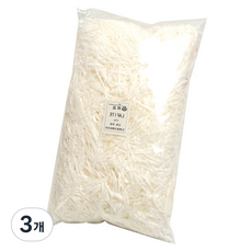 禮物包裝緩衝材 紙絲 100g, 白色, 3個