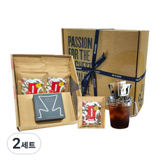 커피앳웍스 드립백 심플팩 선물 세트, 2세트, 드립백 디바 5p + 블랙앤블루 5p + 드립체어