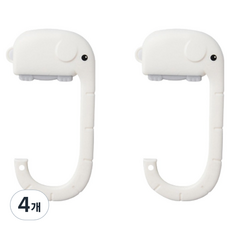 Reblica包包掛勾 衣架 5.8*11.6cm, 白色, 4個