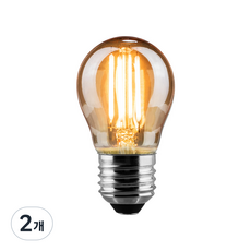LED 에디슨 인찌구 램프 3W, 전구색, 2개