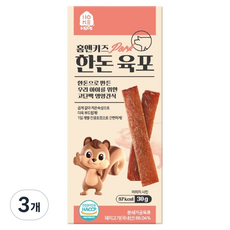 홈앤키즈 한돈 육포, 30g, 3개