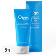 올가 워터솔루블 오리지날 프리미엄 마사지 젤, 5개, 150ml