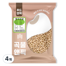 푸드앤픽 곡물앤픽 병아리콩, 2kg, 4개