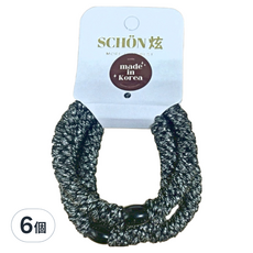 SCHÖN 韓國 KNK 超彈力皮筋 3入組, M1020, 2組