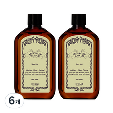 씨에프씨랩 아르간 글로우 헤어오일 허브우디, 6개, 110ml