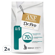 ANF 닥터프로 캣 처방식 사료, 당뇨관리, 1.2kg, 2개