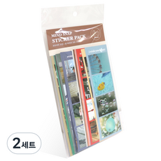 인디고 마음사진 포토네컷 스티커 팩 4컷 x 20종 세트, 혼합색상, 2세트