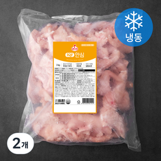 마니커 IQF 닭고기 안심살 (냉동), 3kg, 2개
