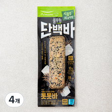 풀무원 식물성 지구식단 단백바 톳톳바, 75g, 4개