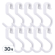 모나코올리브 압축봉 후크, 화이트, 30개